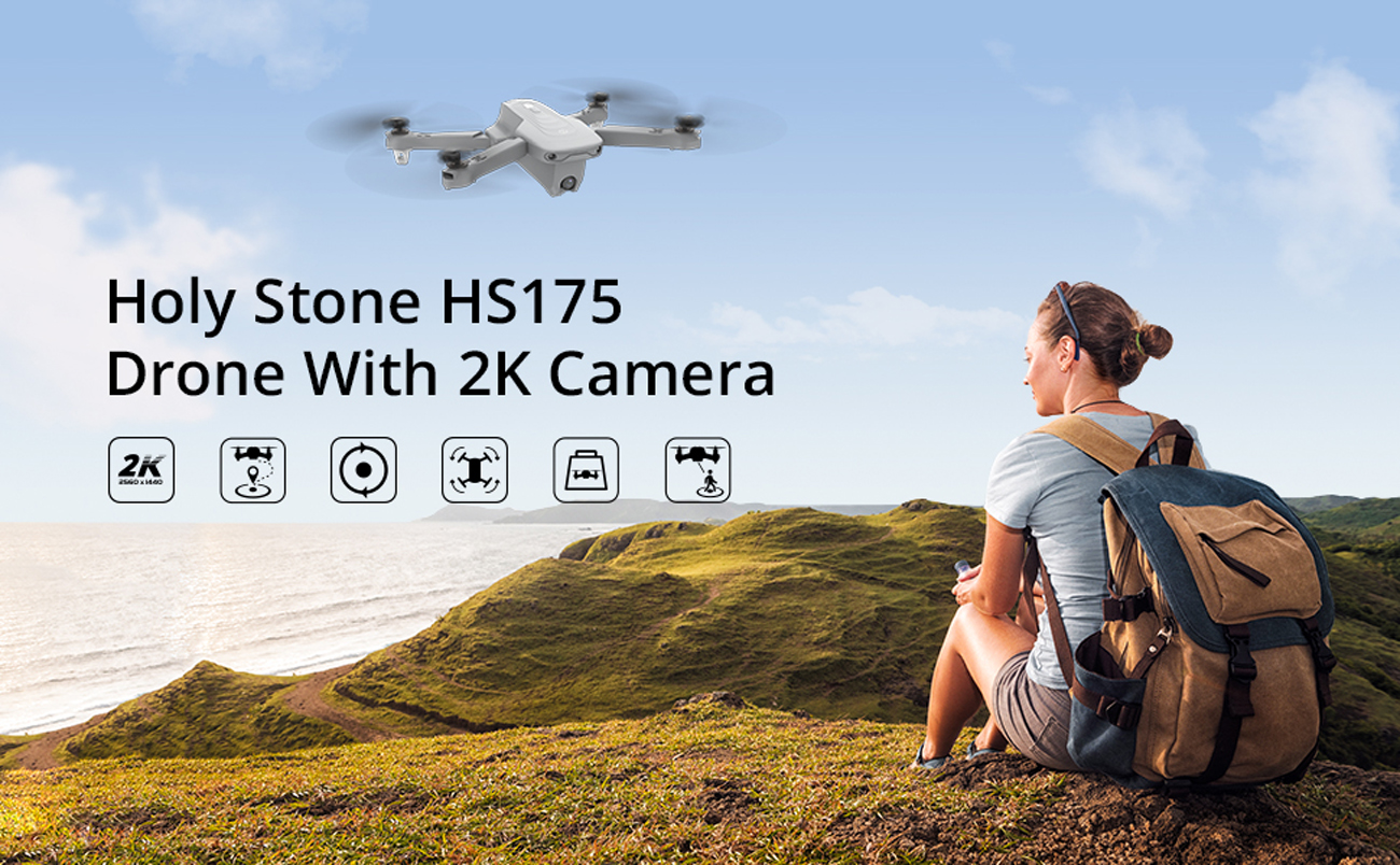 Holy Stone HS175 GPS Drone with 2K UHD Camera - Newegg.com